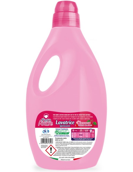 Puro Amore Detersivo Liquido Lavatrice 45 Lavaggi 2025ml - Ciliegia